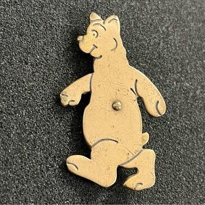 Vintage Cooper Winnie the Pooh Bear Brooch – Rare Collectible!